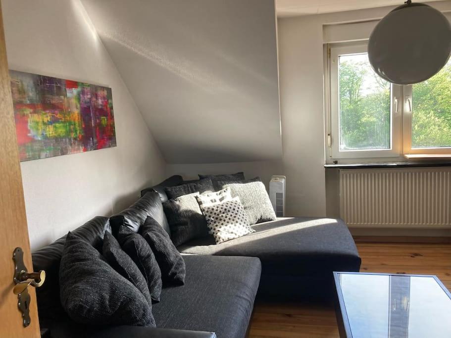 Sonnige Etagen-Wohnung, Alleinige Nutzung, Wasserbett Нойнкирхен Экстерьер фото