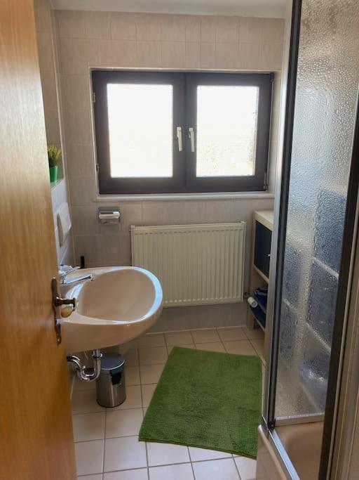 Sonnige Etagen-Wohnung, Alleinige Nutzung, Wasserbett Нойнкирхен Экстерьер фото